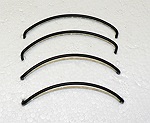 WOOD CABOOSE SIDE RAILS (4)