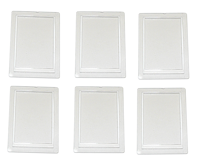 WOOD CABOOSE BODY SIDE WINDOWS (6)