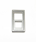BAY WINDOW/EXTENDED VISION CABOOSE DOOR WINDOW FRAME