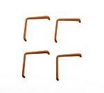 BAY WINDOW/EXTENDED VISION CABOOSE END GRAB RAILS (4)