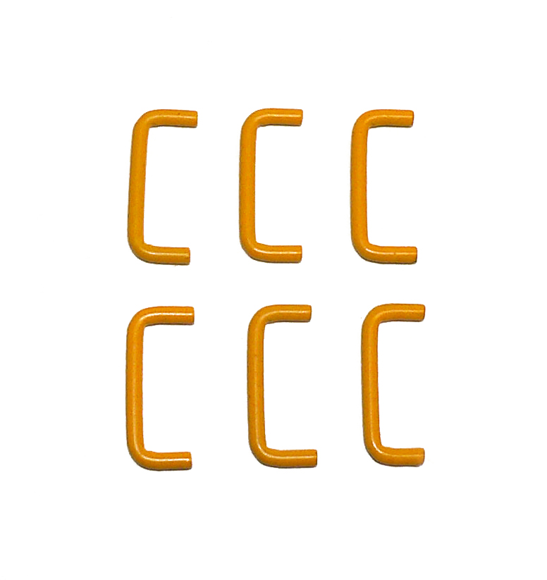 BAY WINDOW/EXT VISION CABOOSE END SMALL GRAB RAILS (6)