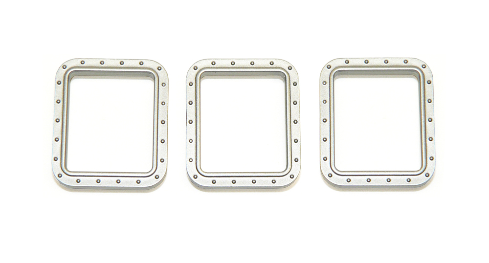 BAY WINDOW CABOOSE FRAME SIDE WINDOW (3)
