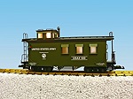 US ARMY WOODSIDED CABOOSE GREEN