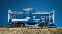 CONRAIL EXTENDED VISION CABOOSE BLUE/BLACK