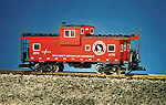 GREAT NORTHERN EXTENDED VISION CABOOSE RED/SILVER