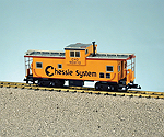 CHESSIE SYSTEM EXTENDED VISION CABOOSE YELLOW/RED/SILVER