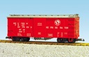 GREAT NORTHERN OUTSIDE BRACED BOXCAR RED/SILVER