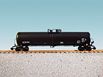 UNDECORATED 55' MODERN TANK CAR BLACK