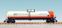 AIRCO 55' MODERN TANK CAR ORANGE/WHITE