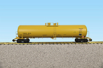 US RAIL LEASING 55' MODERN TANKCAR YELLOW
