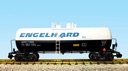 ENGELHARD 42' TANK CAR WHITE/BLACK