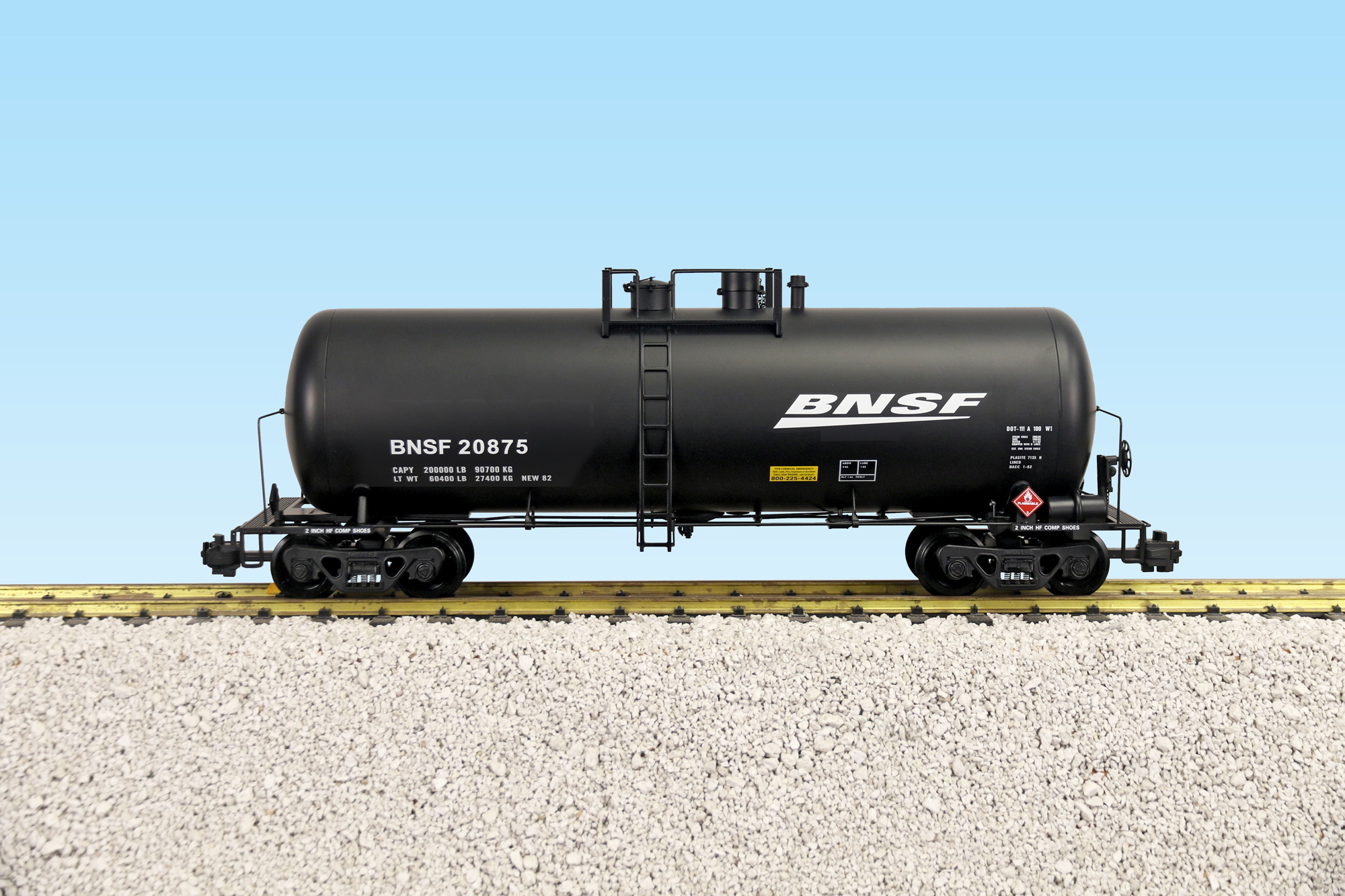 BNSF 42 TANK CAR BLACK