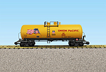 UNION PACIFIC (FLAG) 42' TANK CAR YELLOW/GRAY