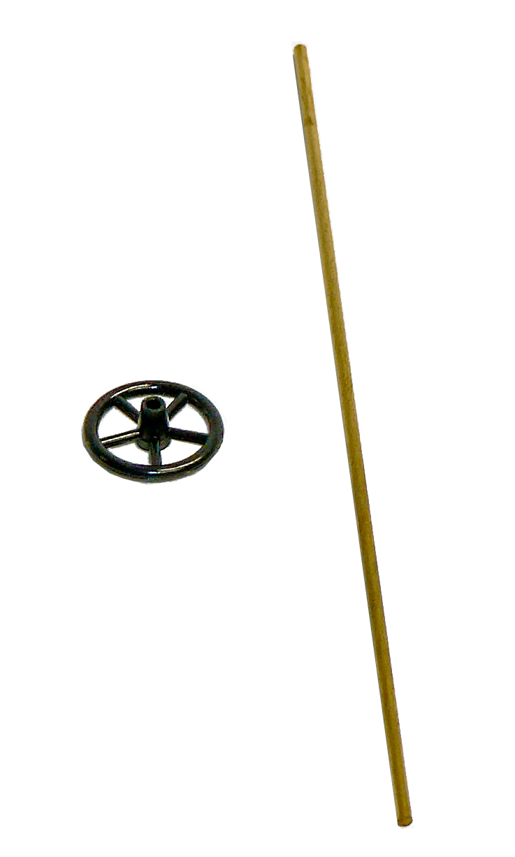 REEFER BRAKE WHEEL & ROD (1)