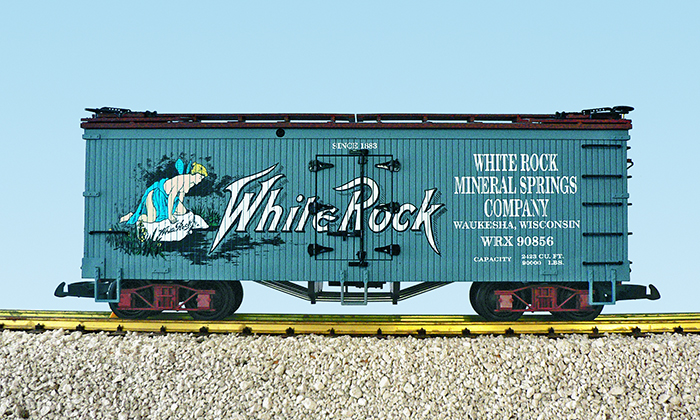 WHITE ROCK REEFER CAR BLUE/TUSCAN