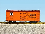 SF SUPER CHIEF REEFER CAR #25627