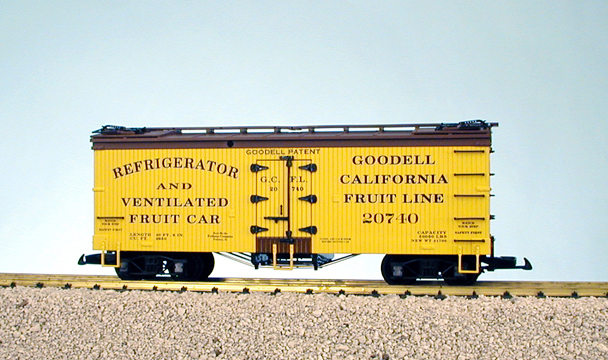GOODELL CA FRUIT LINE REEFER CAR