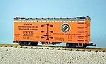 URT/M&ST L RR REEFER CAR ORANGE/SILVER