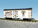 B&M/UNCLE SAM COFFEE REEFER CAR WHITE/BLUE