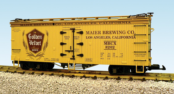GOLDEN VELVET BEER REEFER CAR CREAM/BROWN