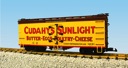 CUDAHY SUNLIGHT REEFER CAR YELLOW/BROWN