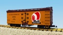 RATH BLACK HAWK REEFER CAR YELLOW/BROWN