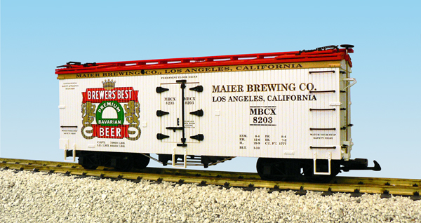 BREWERS BEST BEER REEFER CAR CREAM/RED