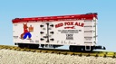 RED FOX ALE REEFER CAR WHITE/RED