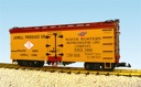 JEWELL PRODUCE REEFER CAR YELLOW/RED OXIDE