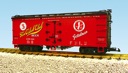 FIVE O'CLOCK CLUB BEER REEFER CAR RED/BLACK