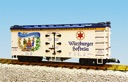 WURZBURGER REEFER CAR WHITE/BLUE
