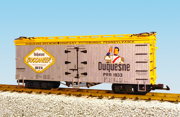 BUCCANEER BEER REEFER CAR SILVER/YELLOW