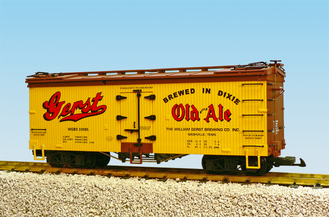 GERST OLD ALE REEFER CAR YELLOW/BROWN