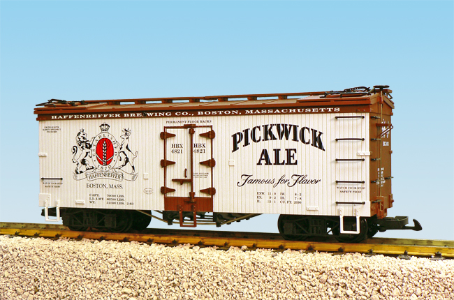 PICKWICK ALE REEFER CAR WHITE/BROWN
