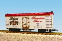 HOLLAND BEER REEFER CAR WHITE/RED