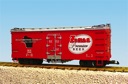 ZEMAN BEER REEFER CAR RED/BLACK