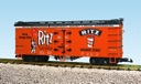 RITZ ORANGE SODA REEFER CAR ORANGE/BLACK
