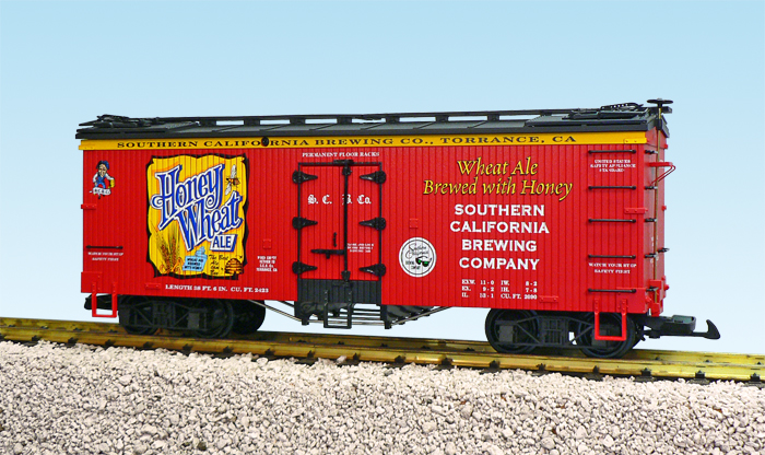 HONEY WHEAT ALE REEFER CAR RED/GREEN