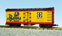 BALBOA BEER REEFER CAR YELLOW/RED