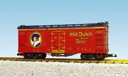 OLD DUTCH BEER REEFER CAR OXIDE/WABASH BLUE