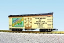 CENTURY BEER REEFER CAR TAN/DARK GREEN