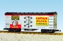 CAPTAIN SILVER REEFER CAR SILVER/BLACK