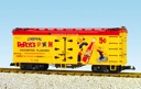 POPEYE'S PUNCH REEFER CAR YELLOW/RED