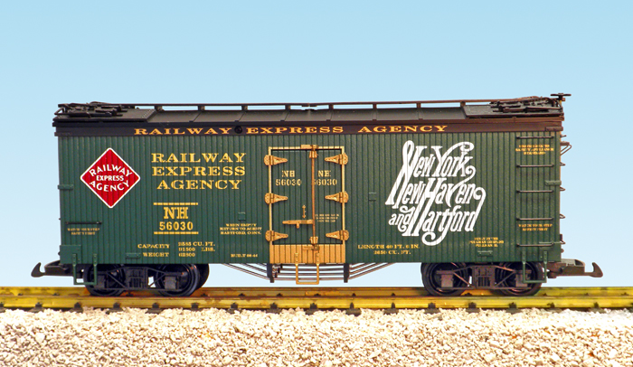 NEW HAVEN REA REEFER CAR GREEN/BLACK