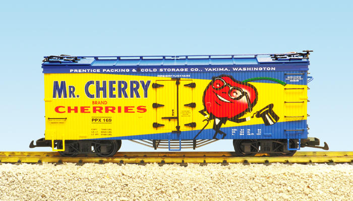 MR CHERRY REEFER CAR BLUE/YELLOW