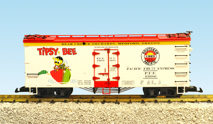 TIPSY BEE/SP REEFER CAR WHITE/RED
