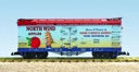 NORTH WIND PEARS REEFER CAR BLUE/RED
