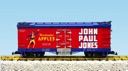 JOHN PAUL JONES APPLE REEFER CAR RED/BLUE