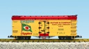 RED ENSIGN APPLES REEFER CAR YELLOW/RED