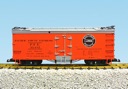 PFE SP REEFER CAR #31484 ORANGE/SILVER